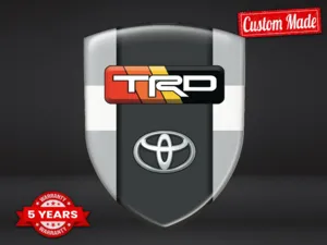 Toyota Silicone Car Stickers Durable Universal High Quality